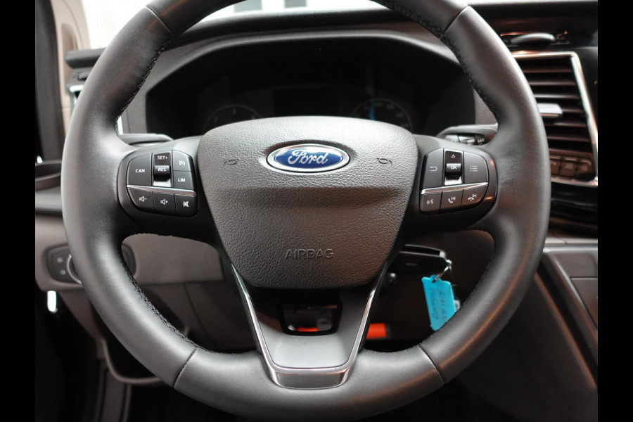 Ford Transit Custom 300 2.0 TDCI L2H1 Limited Dubbele Cabine Navi Airco 2 Schuifdeuren Trekhaak PDC voor & achter Carplay DAB