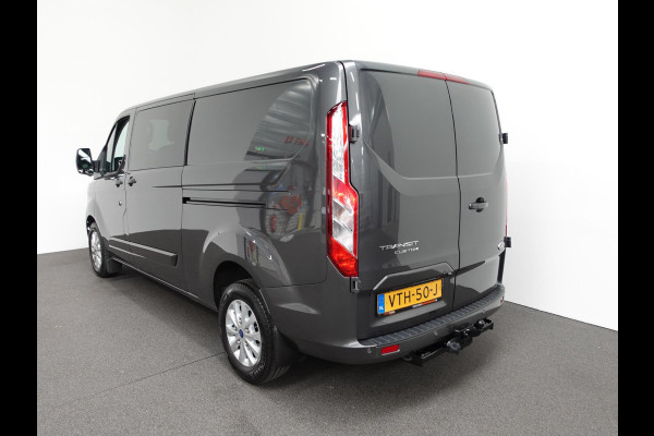 Ford Transit Custom 300 2.0 TDCI L2H1 Limited Dubbele Cabine Navi Airco 2 Schuifdeuren Trekhaak PDC voor & achter Carplay DAB