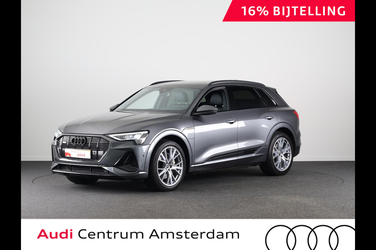 Audi e-tron 55 quattro S-line 95 kWh 408 pk | SoH 93% | Navigatie | Panorama dak | Parkeersensoren ( park assist ) | Achteruitrijcamera Audi e-tron 55 quattro S-line 95 kWh 408 pk | SoH 93% | Navigatie | Panorama dak | Parkeersensoren ( park assist ) | Achteruitrijcamera