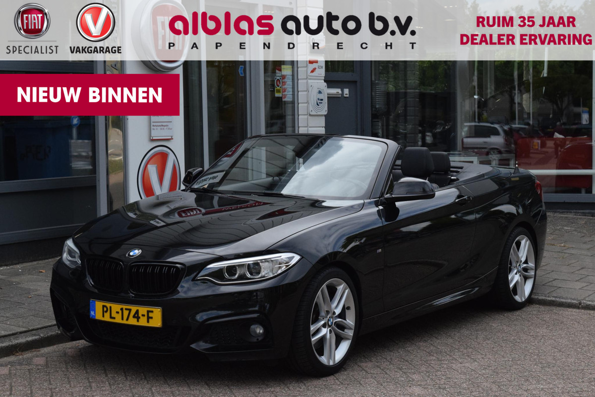 BMW 2 Serie Cabrio 220i High Ex.|M-pakket|Leer|Carplay|Dealero.h.