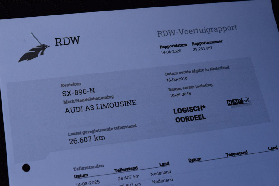 Audi A3 Limousine 1.5 TFSI CoD Sport S Line Edition|Led|