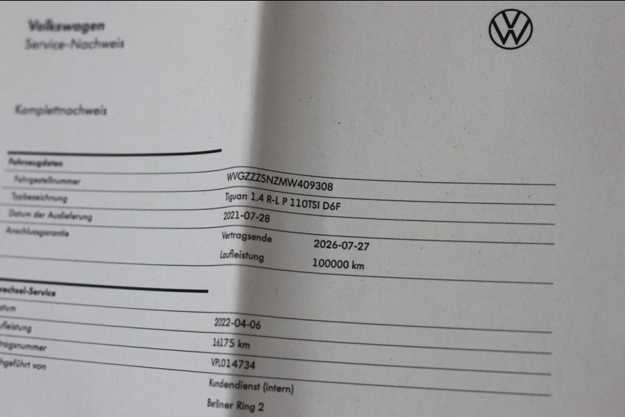 Volkswagen Tiguan 1.4 TSI eHybrid R-Line *Leder*Camera*IQ Led*Trekhaak*