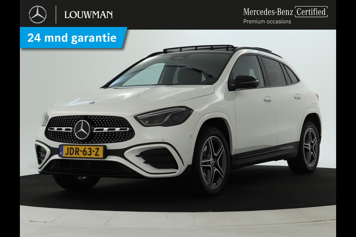 Mercedes-Benz GLA 250 e AMG Plug-In Hybride | AMG Line Premium Plus | Night Pakket | 11kW Laden | Stuur en Stoelverwarming | Panorama Schuif-Kanteldak | Inclusief 24 maanden MB Certified garantie voor Europa. Mercedes-Benz GLA 250 e AMG Plug-In Hybride | AMG Line Premium Plus | Night Pakket | 11kW Laden | Stuur en Stoelverwarming | Panorama Schuif-Kanteldak | Inclusief 24 maanden MB Certified garantie voor Europa.