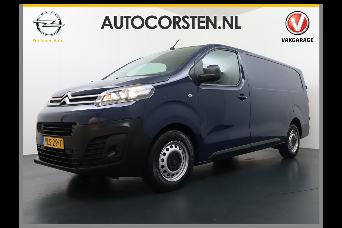 Citroën Jumpy 2.0 Aut. BlueHDI L3 120 XL 3p. Navi 1/2Leer Pdc CruiseControl Airco Usb SchuifdeurRechts Aut.Verlichting Regensensor Bluetooth