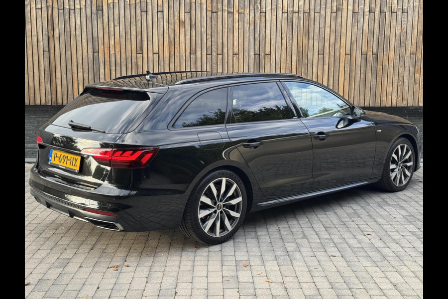 Audi A4 Avant 35 TFSI S edition Competition Automaat | Zwart optiek | Stoelverwarming | Google Navigatie | Apple CarPlay | Getint glas |