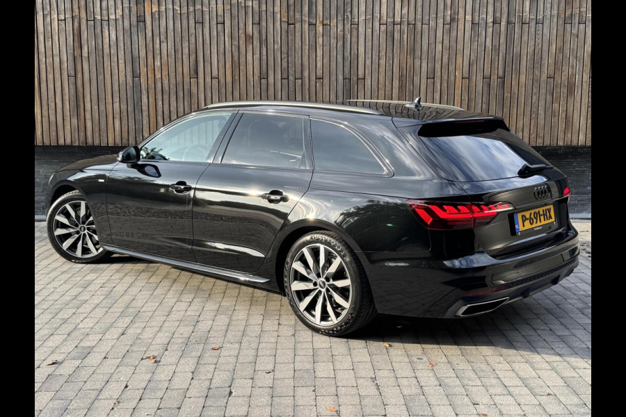 Audi A4 Avant 35 TFSI S edition Competition Automaat | Zwart optiek | Stoelverwarming | Google Navigatie | Apple CarPlay | Getint glas |