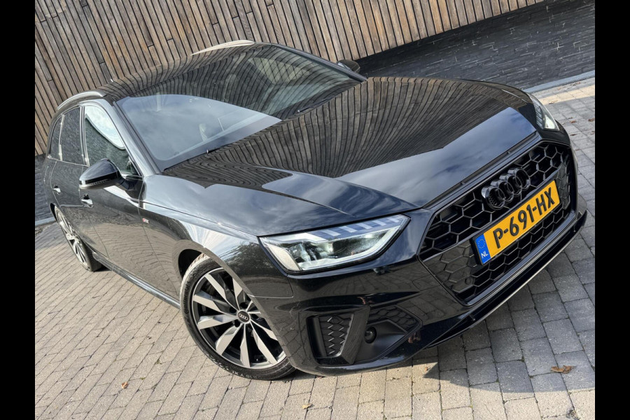 Audi A4 Avant 35 TFSI S edition Competition Automaat | Zwart optiek | Stoelverwarming | Google Navigatie | Apple CarPlay | Getint glas |