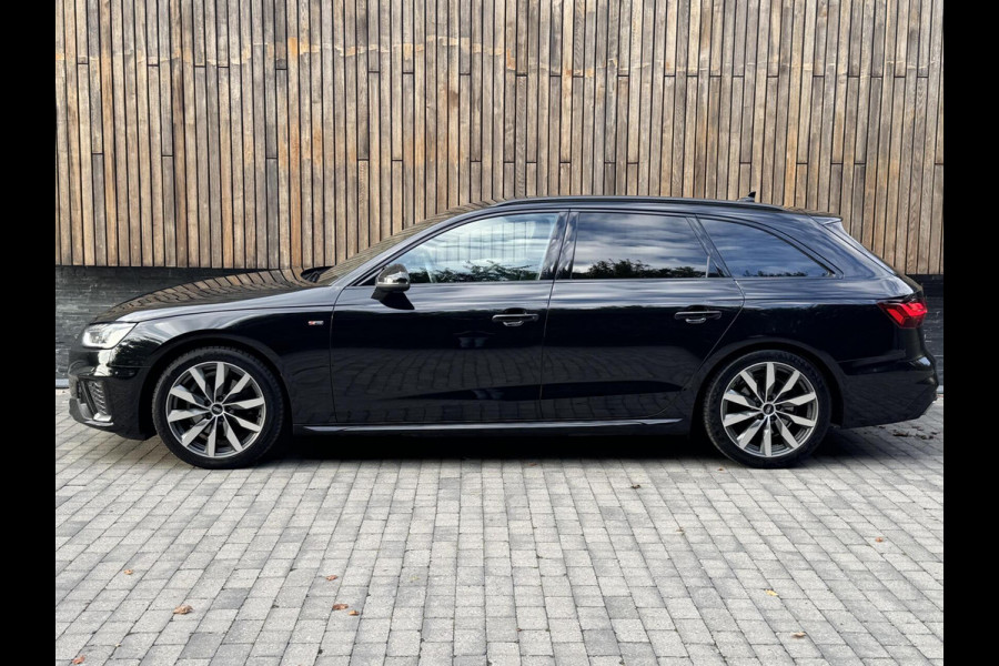 Audi A4 Avant 35 TFSI S edition Competition Automaat | Zwart optiek | Stoelverwarming | Google Navigatie | Apple CarPlay | Getint glas |