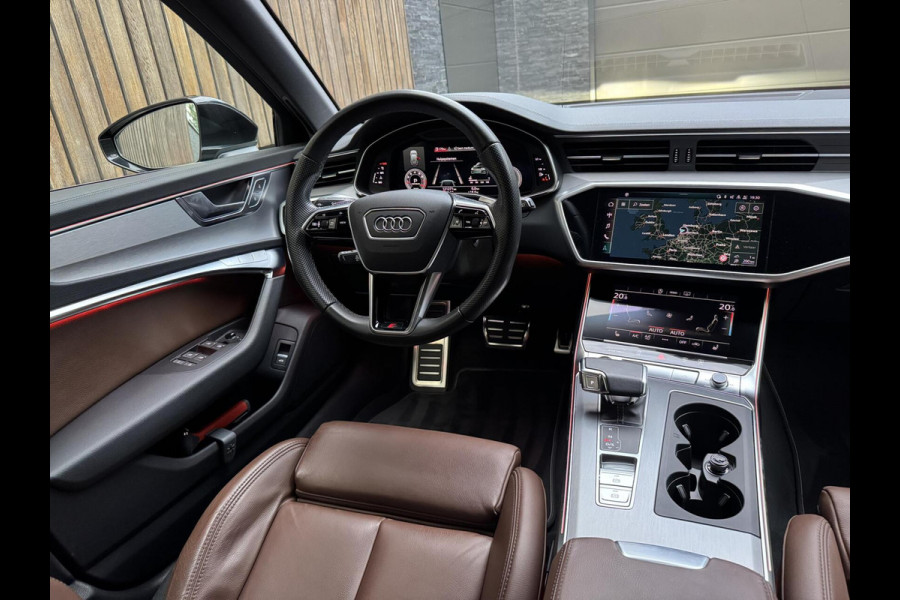 Audi A6 Avant 40 TFSI S edition Automaat | Cognac leer | LED Matrix verlichting | Stoelverwarming | Sfeerverlichting | Zonneschermen zij