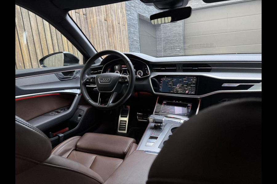 Audi A6 Avant 40 TFSI S edition Automaat | Cognac leer | LED Matrix verlichting | Stoelverwarming | Sfeerverlichting | Zonneschermen zij