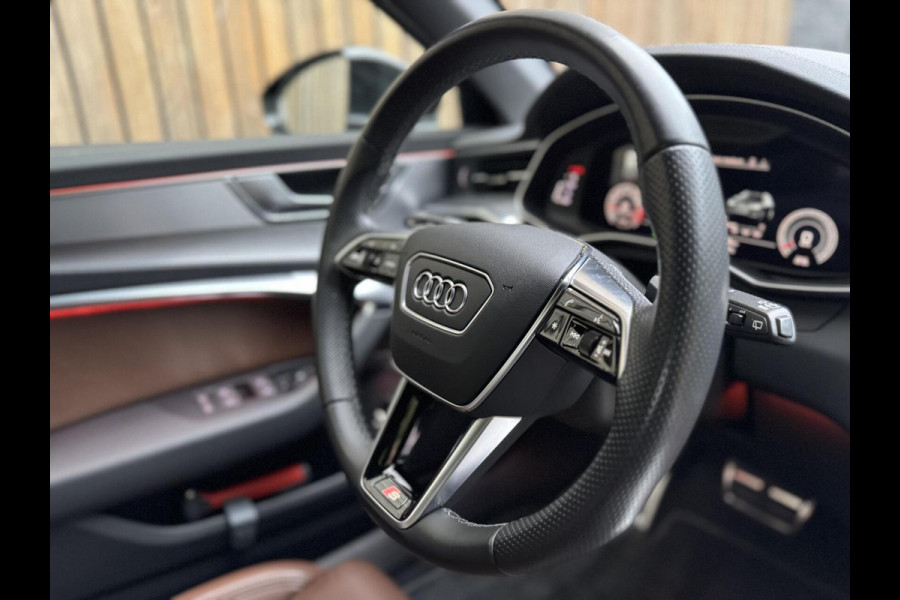 Audi A6 Avant 40 TFSI S edition Automaat | Cognac leer | LED Matrix verlichting | Stoelverwarming | Sfeerverlichting | Zonneschermen zij