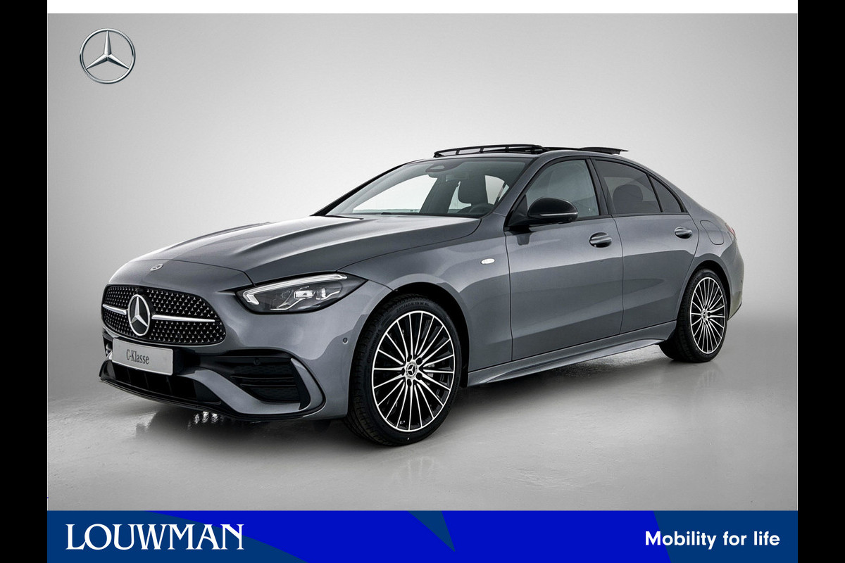 Mercedes-Benz C-Klasse 300 e Business Solution AMG | Trekhaak | Middenconsole metaalstructuur | Nightpakket | Panoramaschuifdak | Smartphone integratie | Parkeerpakket met 360°-camera | 19" multispaaks AMG-velgen | Mercedes-Benz C-Klasse 300 e Business Solution AMG | Trekhaak | Middenconsole metaalstructuur | Nightpakket | Panoramaschuifdak | Smartphone integratie | Parkeerpakket met 360°-camera | 19" multispaaks AMG-velgen |