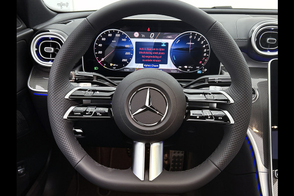 Mercedes-Benz C-Klasse 300 e Business Solution AMG | Trekhaak | Middenconsole metaalstructuur | Nightpakket | Panoramaschuifdak | Smartphone integratie | Parkeerpakket met 360°-camera | 19" multispaaks AMG-velgen |