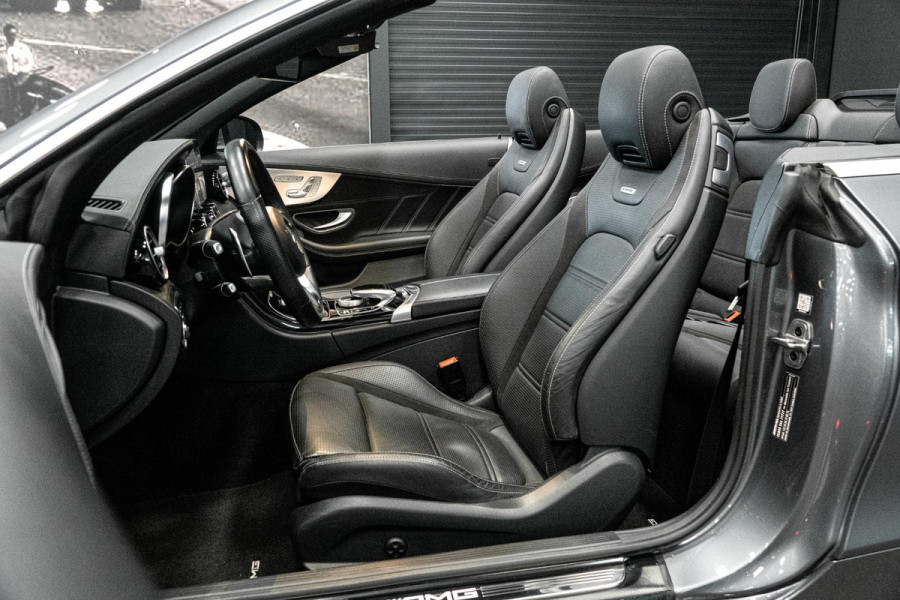 Mercedes-Benz C-Klasse Cabrio AMG 63 *Burmester / Memory / Head-Up Display / Stoelventilatie / Nekverwarming*
