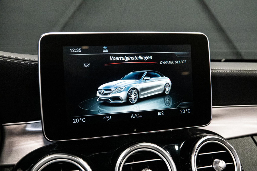 Mercedes-Benz C-Klasse Cabrio AMG 63 *Burmester / Memory / Head-Up Display / Stoelventilatie / Nekverwarming*