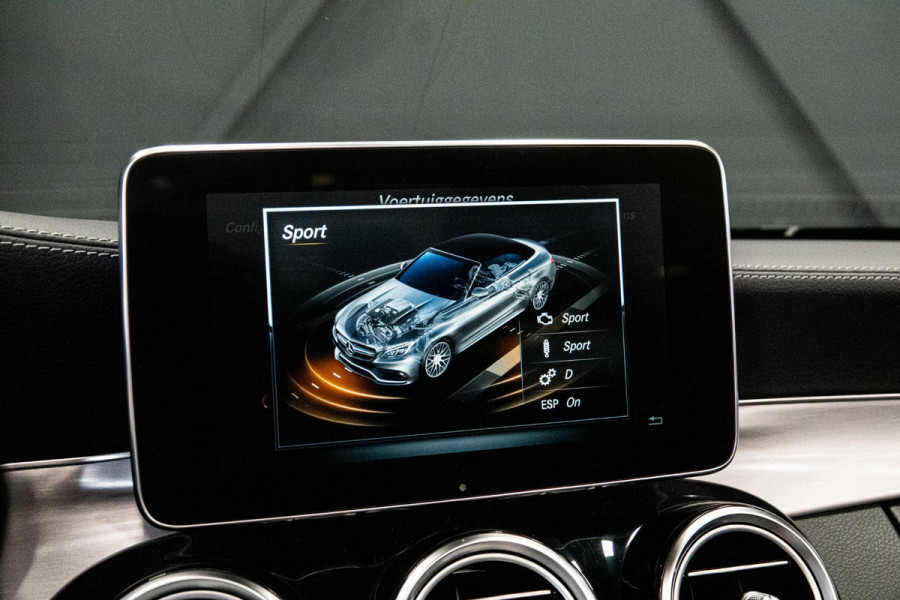Mercedes-Benz C-Klasse Cabrio AMG 63 *Burmester / Memory / Head-Up Display / Stoelventilatie / Nekverwarming*