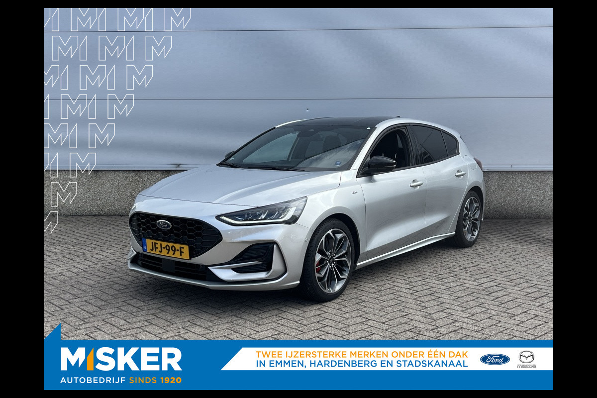 Ford Focus 1.0 EBH ST Line X AUTOMAAT 155PK! DRIVERPACK! LEDER! 18INCH!