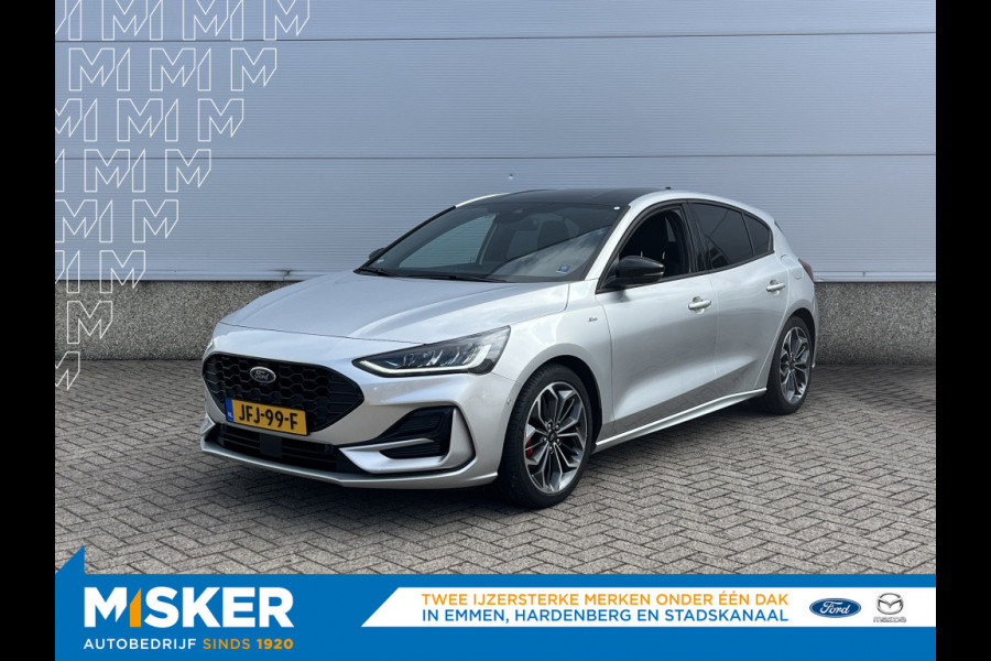 Ford Focus 1.0 EBH ST Line X AUTOMAAT 155PK! DRIVERPACK! LEDER! 18INCH!
