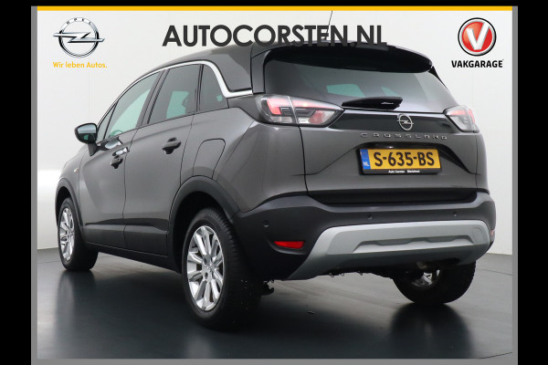 Opel Crossland 1.2T 131PK Automaat Apple Carplay Android Auto Navi Ecc 360°Camera AGR-Comfort Stoel Stoelverwarming Elegance Pdc Stuurverwarming Voorruitverwarming Cruise Control Complete Crossland facelift