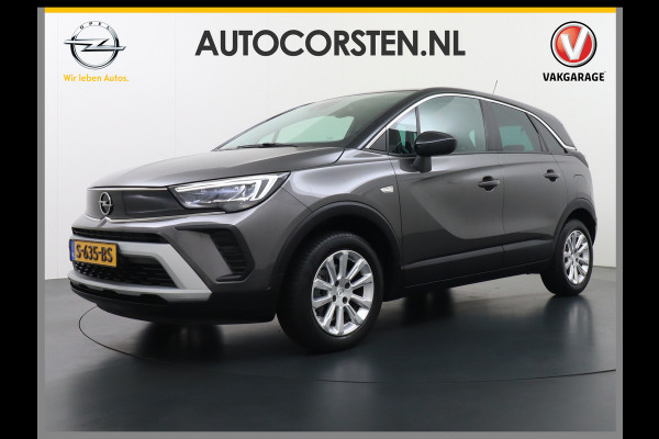Opel Crossland 1.2T 131PK Automaat Apple Carplay Android Auto Navi Ecc 360°Camera AGR-Comfort Stoel Stoelverwarming Elegance Pdc Stuurverwarming Voorruitverwarming Cruise Control Complete Crossland facelift