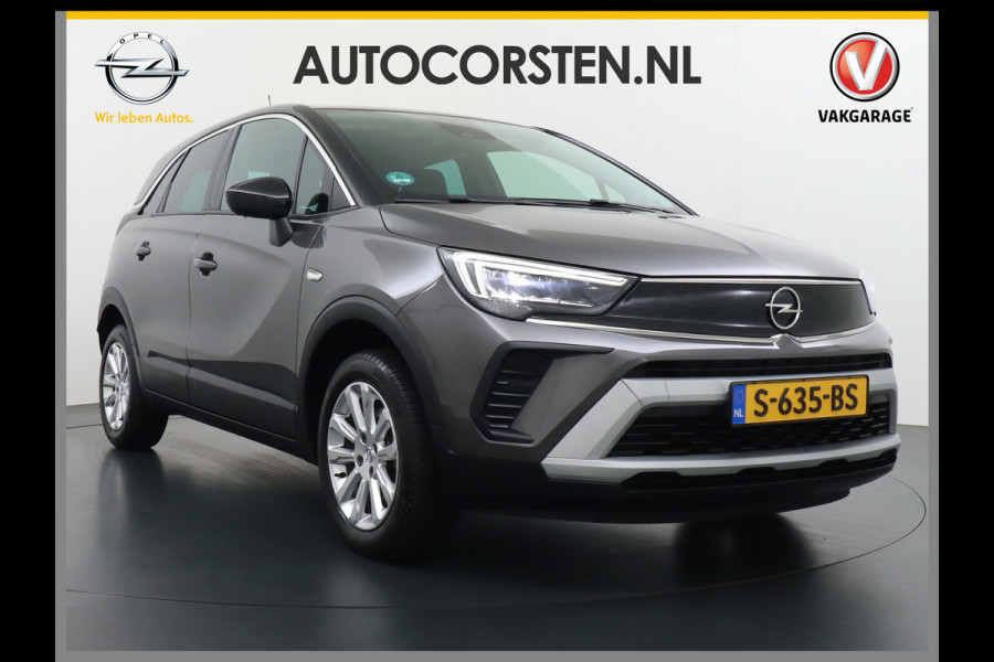 Opel Crossland 1.2T 131PK Automaat Apple Carplay Android Auto Navi Ecc 360°Camera AGR-Comfort Stoel Stoelverwarming Elegance Pdc Stuurverwarming Voorruitverwarming Cruise Control Complete Crossland facelift