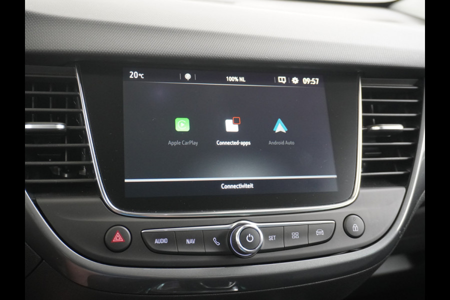 Opel Crossland 1.2T 131PK Automaat Apple Carplay Android Auto Navi Ecc 360°Camera AGR-Comfort Stoel Stoelverwarming Elegance Pdc Stuurverwarming Voorruitverwarming Cruise Control Complete Crossland facelift