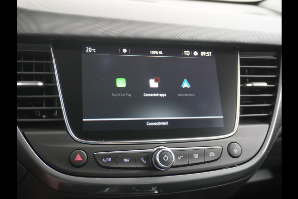 Opel Crossland 1.2T 131PK Automaat Apple Carplay Android Auto Navi Ecc 360°Camera AGR-Comfort Stoel Stoelverwarming Elegance Pdc Stuurverwarming Voorruitverwarming Cruise Control Complete Crossland facelift