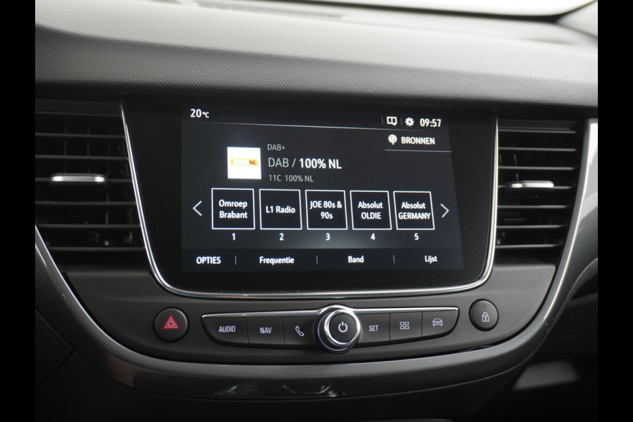 Opel Crossland 1.2T 131PK Automaat Apple Carplay Android Auto Navi Ecc 360°Camera AGR-Comfort Stoel Stoelverwarming Elegance Pdc Stuurverwarming Voorruitverwarming Cruise Control Complete Crossland facelift