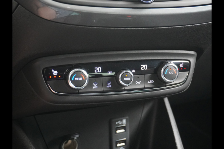 Opel Crossland 1.2T 131PK Automaat Apple Carplay Android Auto Navi Ecc 360°Camera AGR-Comfort Stoel Stoelverwarming Elegance Pdc Stuurverwarming Voorruitverwarming Cruise Control Complete Crossland facelift