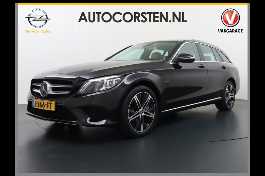 Mercedes-Benz C-Klasse Estate 300e PHEV Hybrid Automaat Leder Virtual Cockpit Apple Carplay Android Auto Adaptive-Cruise Lane-Assist High Performance-L Keyless Dual-Ecc Distronic+ Rijassistentiepakket Park-Assist Verkeersbord-Herkenning Origineel Nederlandse Auto Nieuwprijs €59.000 320PK 700Nm Koppel