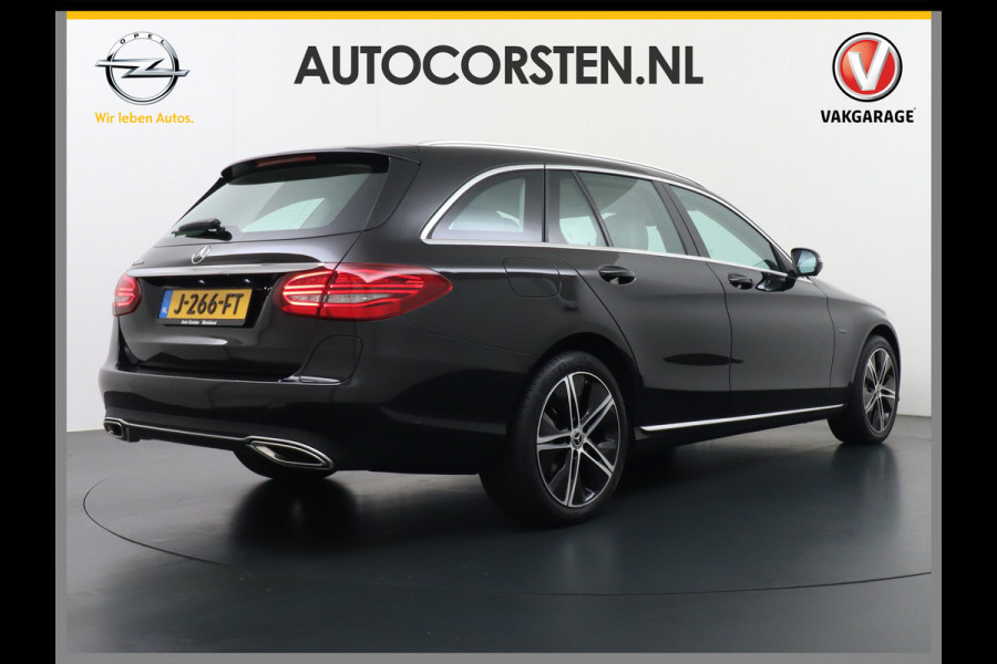 Mercedes-Benz C-Klasse Estate 300e PHEV Hybrid Automaat Leder Virtual Cockpit Apple Carplay Android Auto Adaptive-Cruise Lane-Assist High Performance-L Keyless Dual-Ecc Distronic+ Rijassistentiepakket Park-Assist Verkeersbord-Herkenning Origineel Nederlandse Auto Nieuwprijs €59.000 320PK 700Nm Koppel