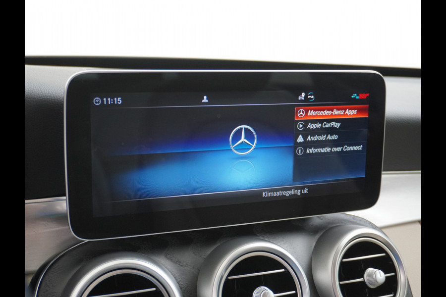Mercedes-Benz C-Klasse Estate 300e PHEV Hybrid Automaat Leder Virtual Cockpit Apple Carplay Android Auto Adaptive-Cruise Lane-Assist High Performance-L Keyless Dual-Ecc Distronic+ Rijassistentiepakket Park-Assist Verkeersbord-Herkenning Origineel Nederlandse Auto Nieuwprijs €59.000 320PK 700Nm Koppel
