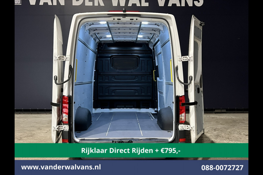 Volkswagen Crafter 2.0 TDI 140pk Automaat L3H3 L2H2 *RIJKLAAR direct rijden * Euro6 Airco | Camera | Apple Carplay Android Auto, 270 Graden achterdeuren, Parkeersensoren, 3000kg trekvermogen