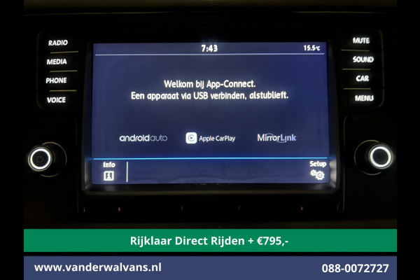 Volkswagen Crafter 2.0 TDI 140pk Automaat L3H3 L2H2 *RIJKLAAR direct rijden * Euro6 Airco | Camera | Apple Carplay Android Auto, 270 Graden achterdeuren, Parkeersensoren, 3000kg trekvermogen