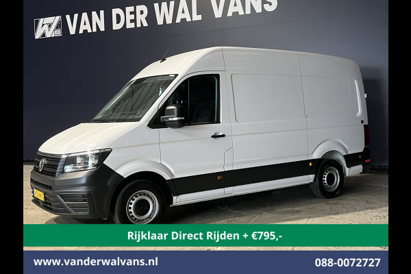 Volkswagen Crafter 2.0 TDI 140pk Automaat L3H3 L2H2 *RIJKLAAR direct rijden * Euro6 Airco | Camera | Apple Carplay Android Auto, 270 Graden achterdeuren, Parkeersensoren, 3000kg trekvermogen