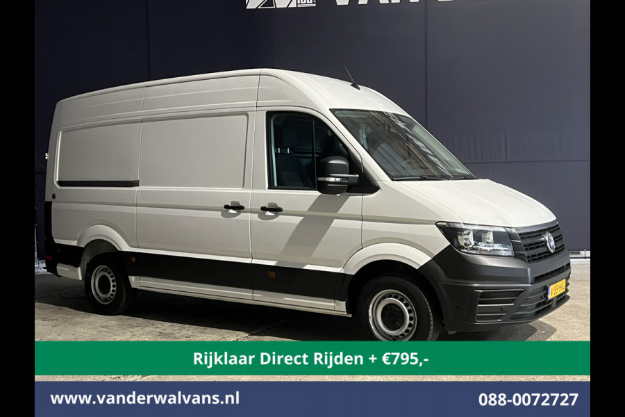 Volkswagen Crafter 2.0 TDI 140pk Automaat L3H3 L2H2 *RIJKLAAR direct rijden * Euro6 Airco | Camera | Apple Carplay Android Auto, 270 Graden achterdeuren, Parkeersensoren, 3000kg trekvermogen