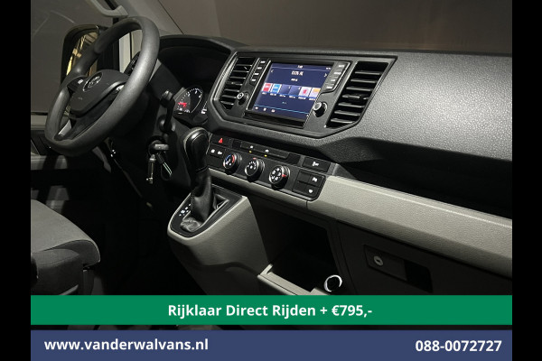 Volkswagen Crafter 2.0 TDI 140pk Automaat L3H3 L2H2 *RIJKLAAR direct rijden * Euro6 Airco | Camera | Apple Carplay Android Auto, 270 Graden achterdeuren, Parkeersensoren, 3000kg trekvermogen