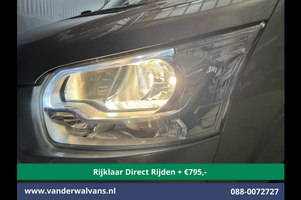 Ford Transit 2.0 TDCI 130pk L3H2 Dubbele cabine Euro6 *Rijklaar Direct Rijden* Airco | 6-Zits | 2500kg Trekhaak | LED | Cruisecontrol Parkeersensoren, verwarmde voorruit