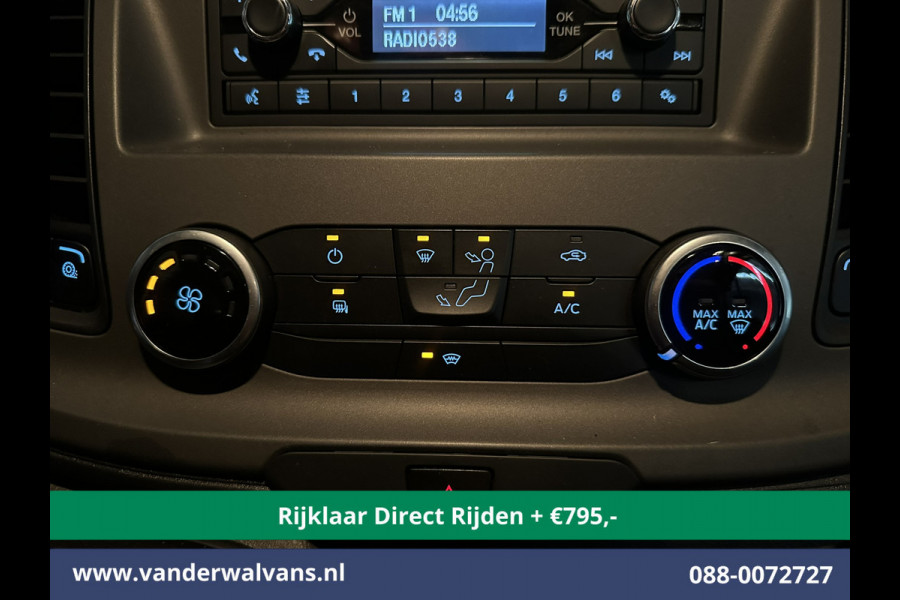 Ford Transit 2.0 TDCI 130pk L3H2 Dubbele cabine Euro6 *Rijklaar Direct Rijden* Airco | 6-Zits | 2500kg Trekhaak | LED | Cruisecontrol Parkeersensoren, verwarmde voorruit