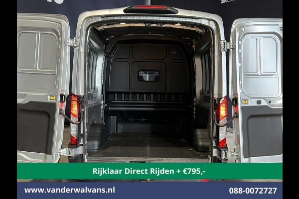 Ford Transit 2.0 TDCI 130pk L3H2 Dubbele cabine Euro6 *Rijklaar Direct Rijden* Airco | 6-Zits | 2500kg Trekhaak | LED | Cruisecontrol Parkeersensoren, verwarmde voorruit