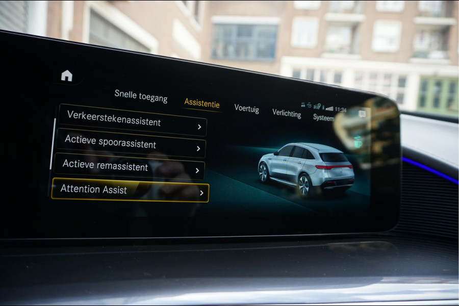 Mercedes-Benz EQC 400 4MATIC AMG Line Premium Plus 80 kWh | BTW | Adaptive Cruise | Lane Departure | 21inch | Sfeerverlichting | Mercedes garantie 04/2026 | Topstaat