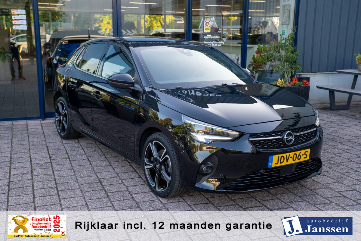 Opel Corsa 1.2 Level 4 | Prijs rijklaar incl. 12 mnd garantie | Glazen dak Stoel/stuurverwarming Carplay Lmv 17"