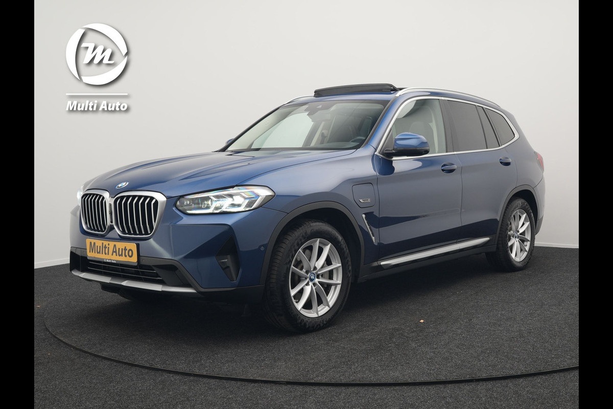 BMW X3 xDrive30e LCI FACELIFT MODEL Plug In Hybrid 293pk Dealer O.H PHEV | Trekhaak af Fabriek | Panodak | Laser LED | 360 Camera | Head Up | Lederen Sportstoelen Memory | Keyless | Apple Carplay |
