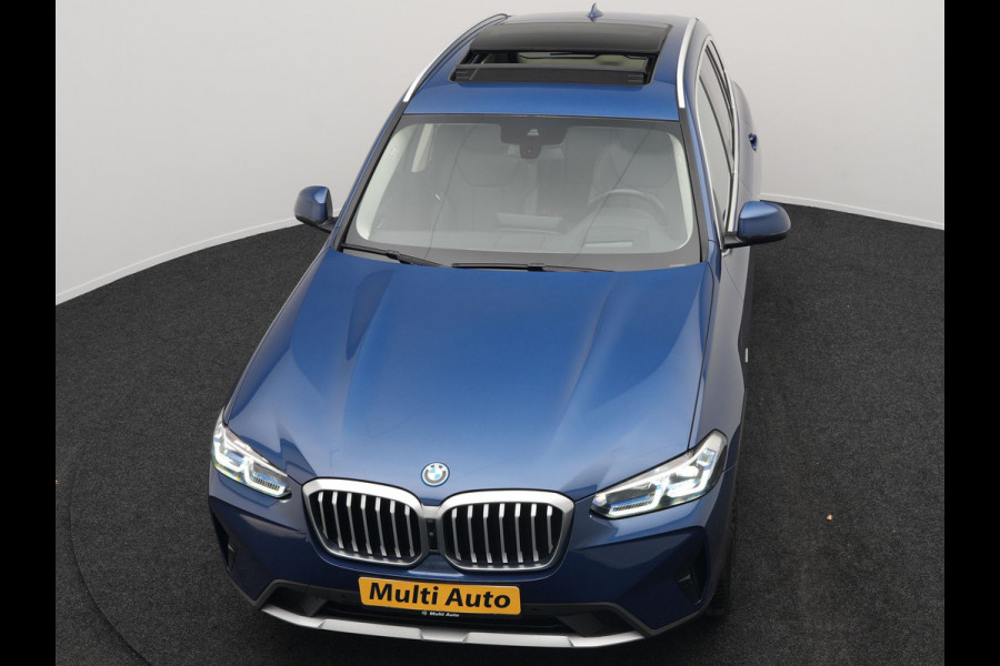 BMW X3 xDrive30e LCI FACELIFT MODEL Plug In Hybrid 293pk Dealer O.H PHEV | Trekhaak af Fabriek | Panodak | Laser LED | 360 Camera | Head Up | Lederen Sportstoelen Memory | Keyless | Apple Carplay |