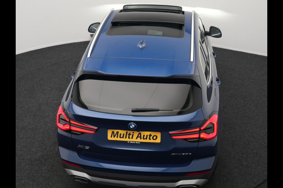 BMW X3 xDrive30e LCI FACELIFT MODEL Plug In Hybrid 293pk Dealer O.H PHEV | Trekhaak af Fabriek | Panodak | Laser LED | 360 Camera | Head Up | Lederen Sportstoelen Memory | Keyless | Apple Carplay |