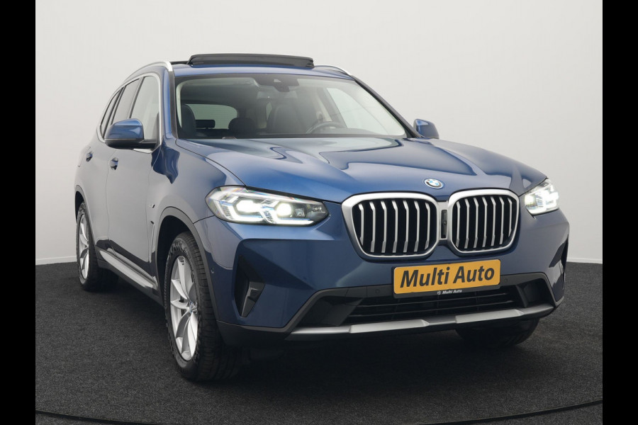 BMW X3 xDrive30e LCI FACELIFT MODEL Plug In Hybrid 293pk Dealer O.H PHEV | Trekhaak af Fabriek | Panodak | Laser LED | 360 Camera | Head Up | Lederen Sportstoelen Memory | Keyless | Apple Carplay |