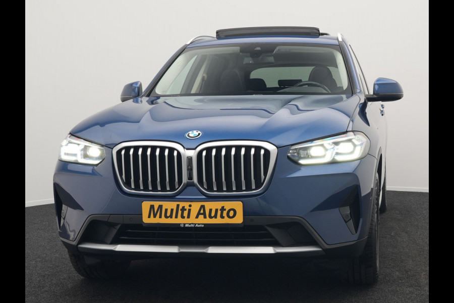 BMW X3 xDrive30e LCI FACELIFT MODEL Plug In Hybrid 293pk Dealer O.H PHEV | Trekhaak af Fabriek | Panodak | Laser LED | 360 Camera | Head Up | Lederen Sportstoelen Memory | Keyless | Apple Carplay |