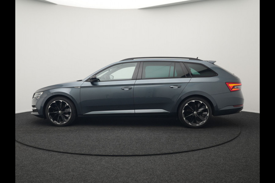 Škoda Superb Combi 1.4 TSI iV Sportline Plug In Hybrid 218pk Dealer O.H PHEV | Adaptive Cruise | 360 Camera | Alcantara Sportstoelen Memory | Canton Audio | 19"L.M | Virtual | Keyless |