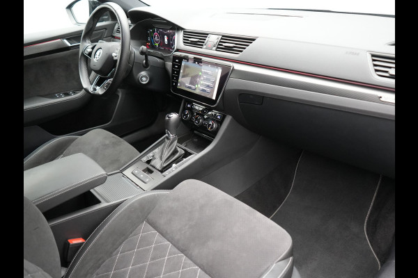 Škoda Superb Combi 1.4 TSI iV Sportline Plug In Hybrid 218pk Dealer O.H PHEV | Adaptive Cruise | 360 Camera | Alcantara Sportstoelen Memory | Canton Audio | 19"L.M | Virtual | Keyless |