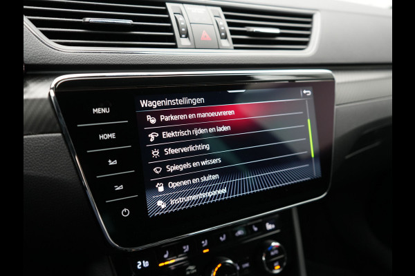 Škoda Superb Combi 1.4 TSI iV Sportline Plug In Hybrid 218pk Dealer O.H PHEV | Adaptive Cruise | 360 Camera | Alcantara Sportstoelen Memory | Canton Audio | 19"L.M | Virtual | Keyless |